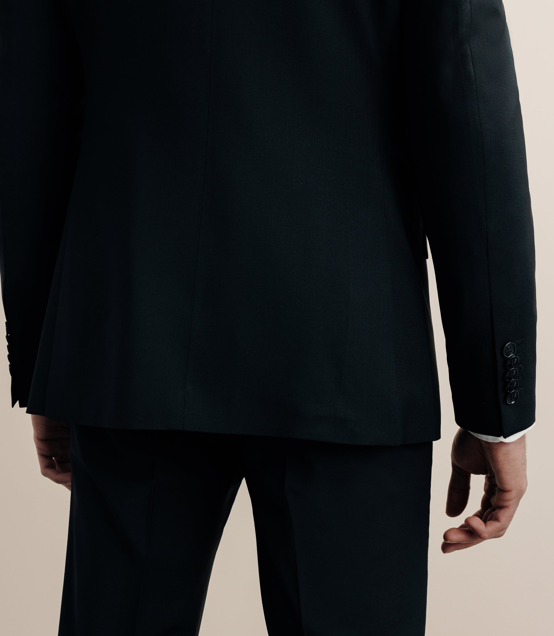 Costume en laine mélangée noir - IZAC