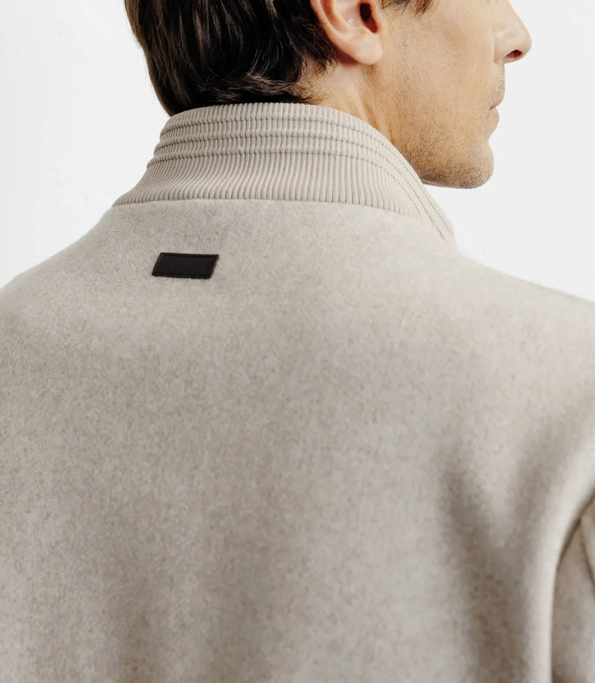 Blouson col montant beige - IZAC