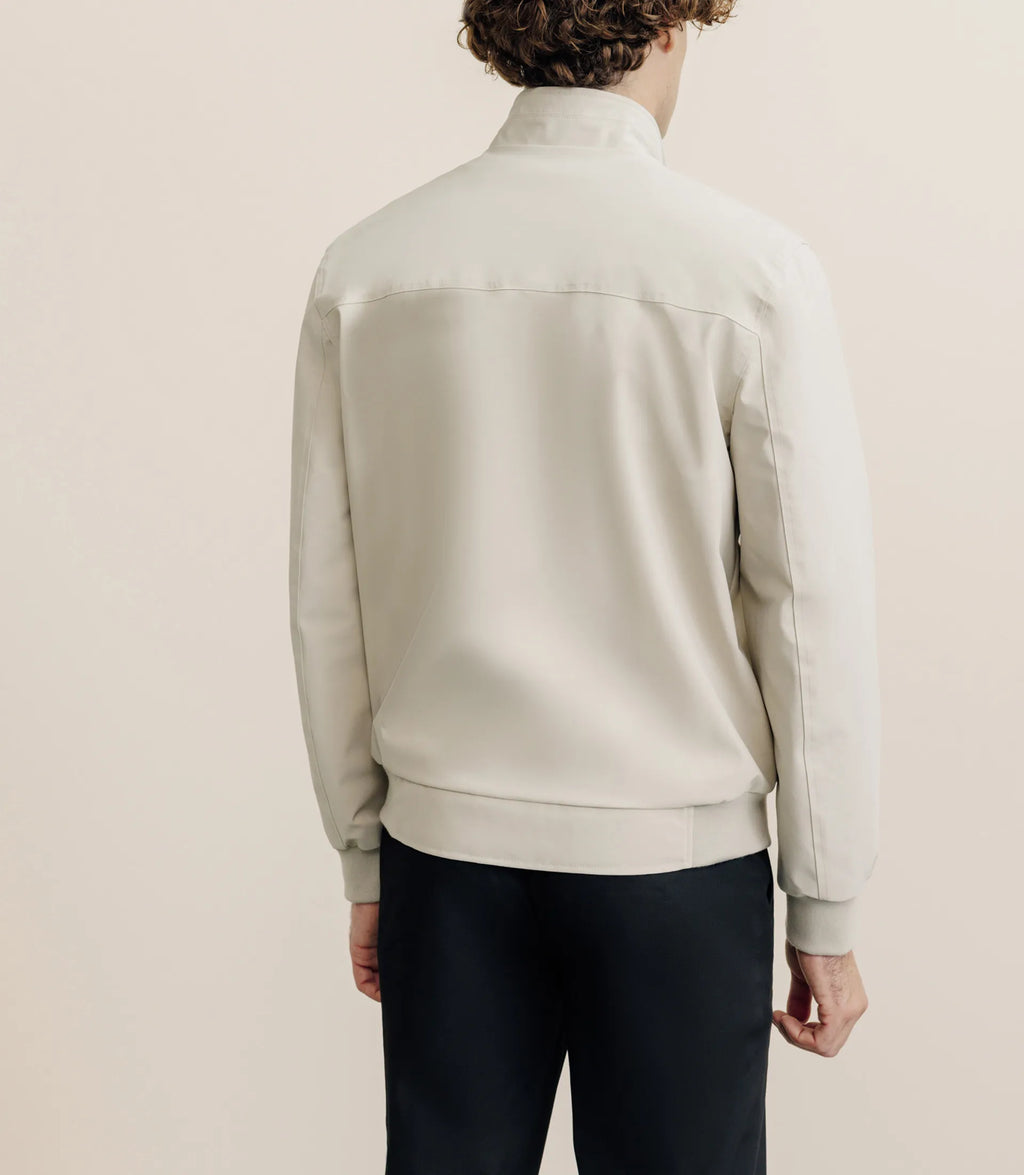 Blouson col montant beige - IZAC