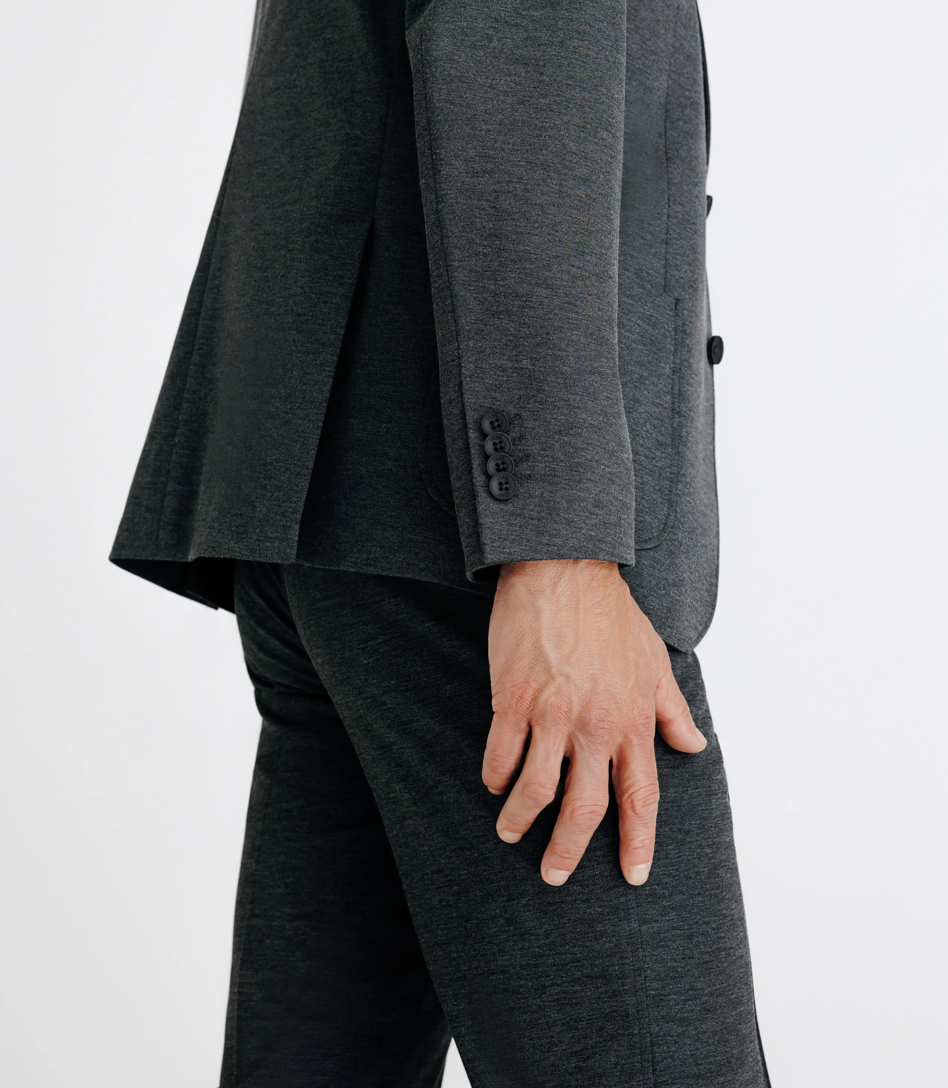 Veste ville en maille grise - IZAC
