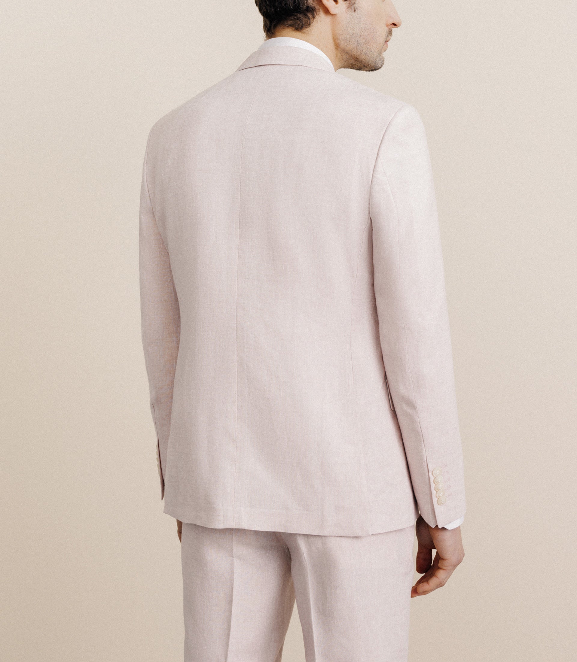 Veste ville 100% lin séparable rose - IZAC