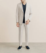 Veste ville croisée 6 boutons beige - IZAC