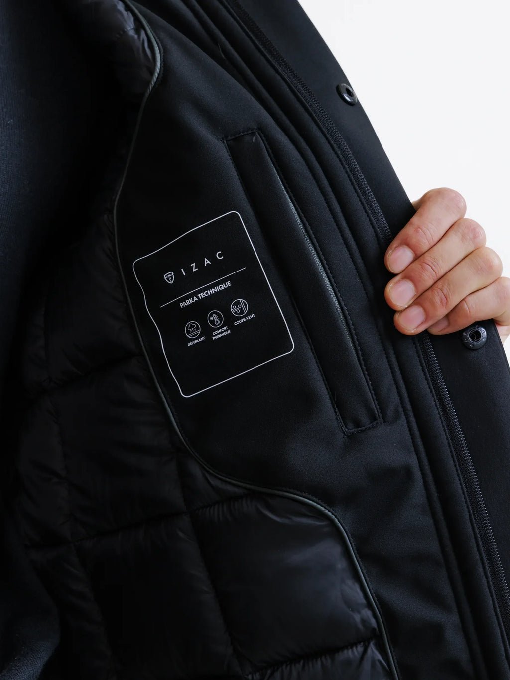 Parka noire - IZAC