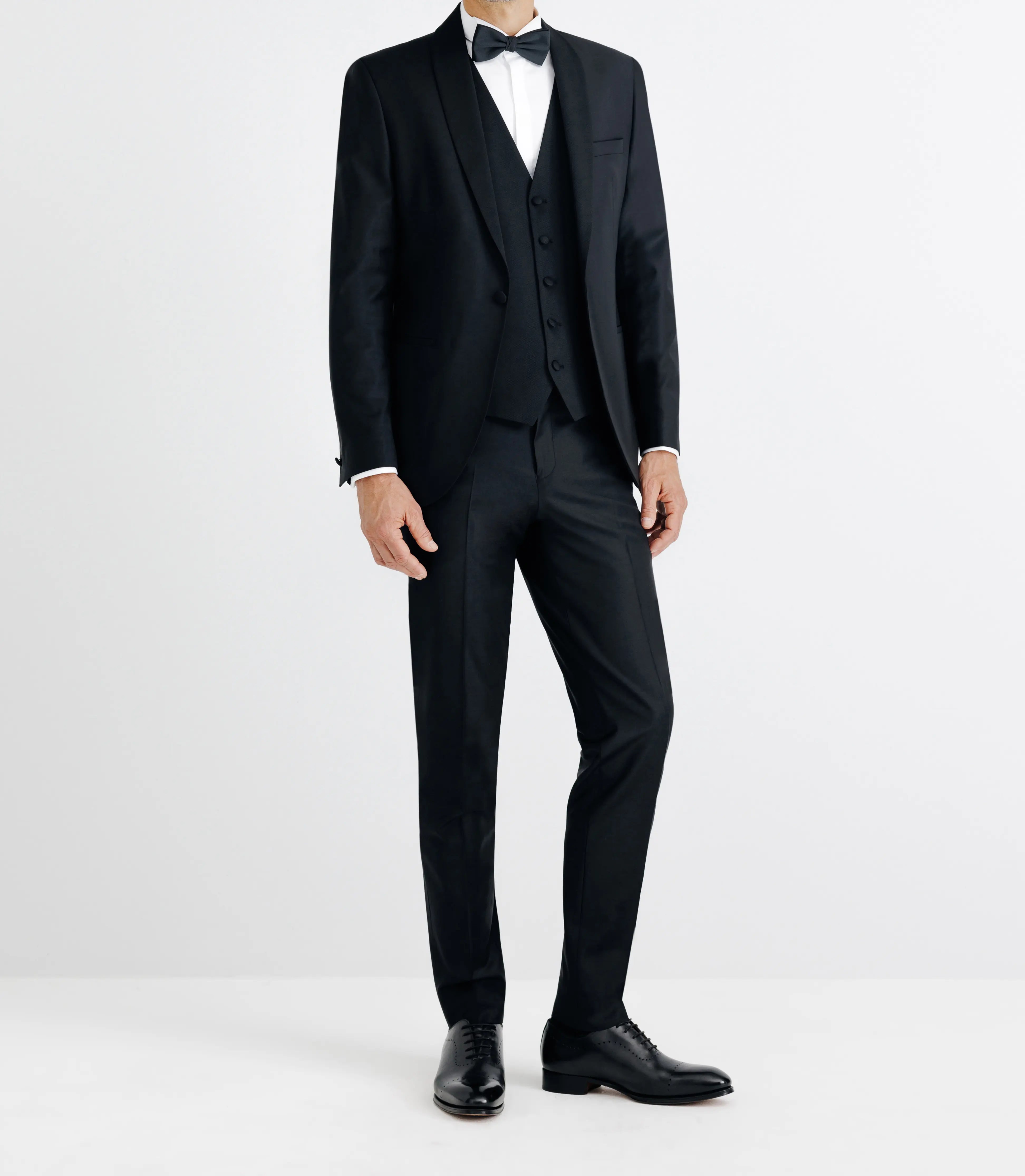 Costume col châle noir - IZAC