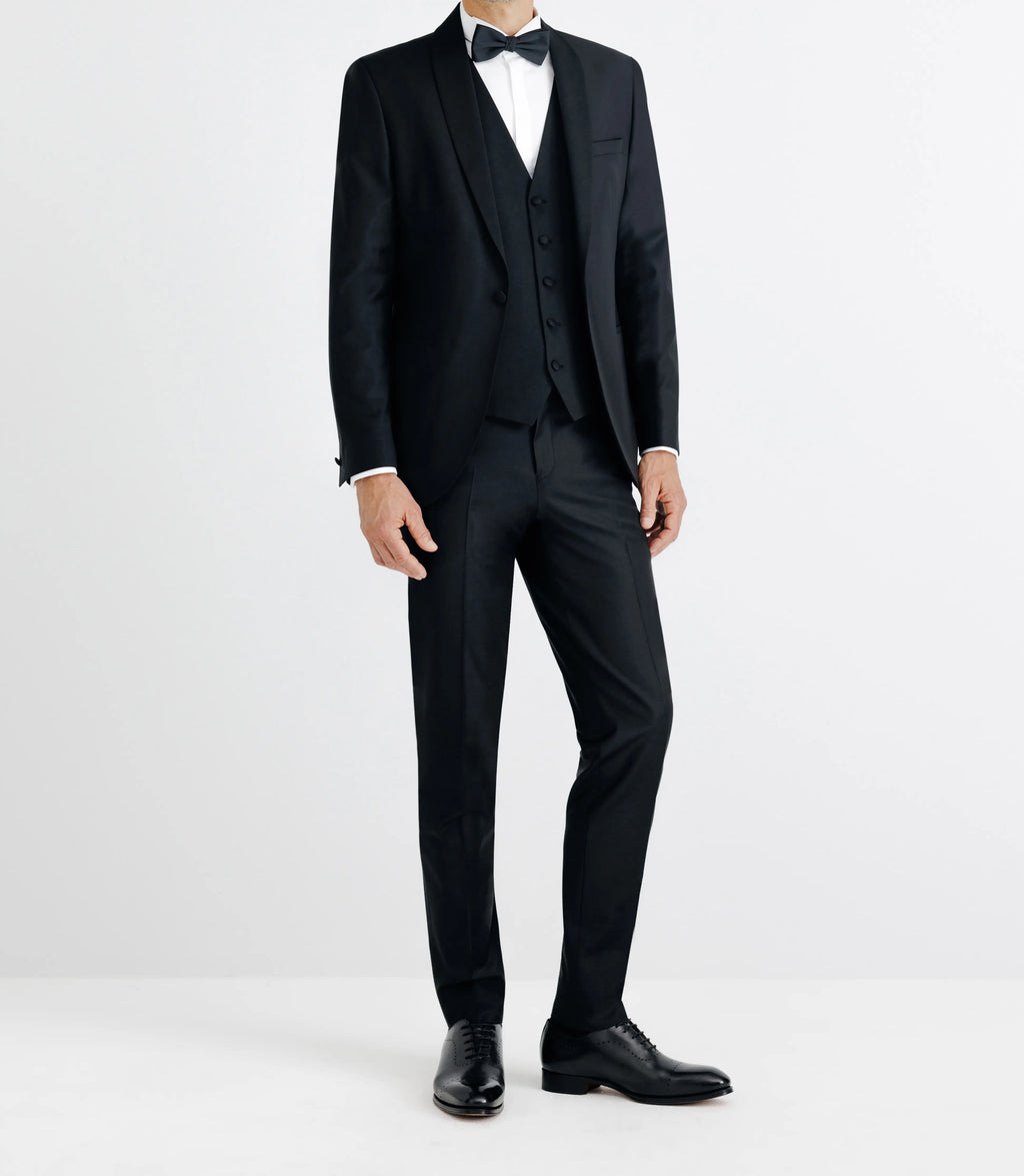 Costume col châle noir - IZAC