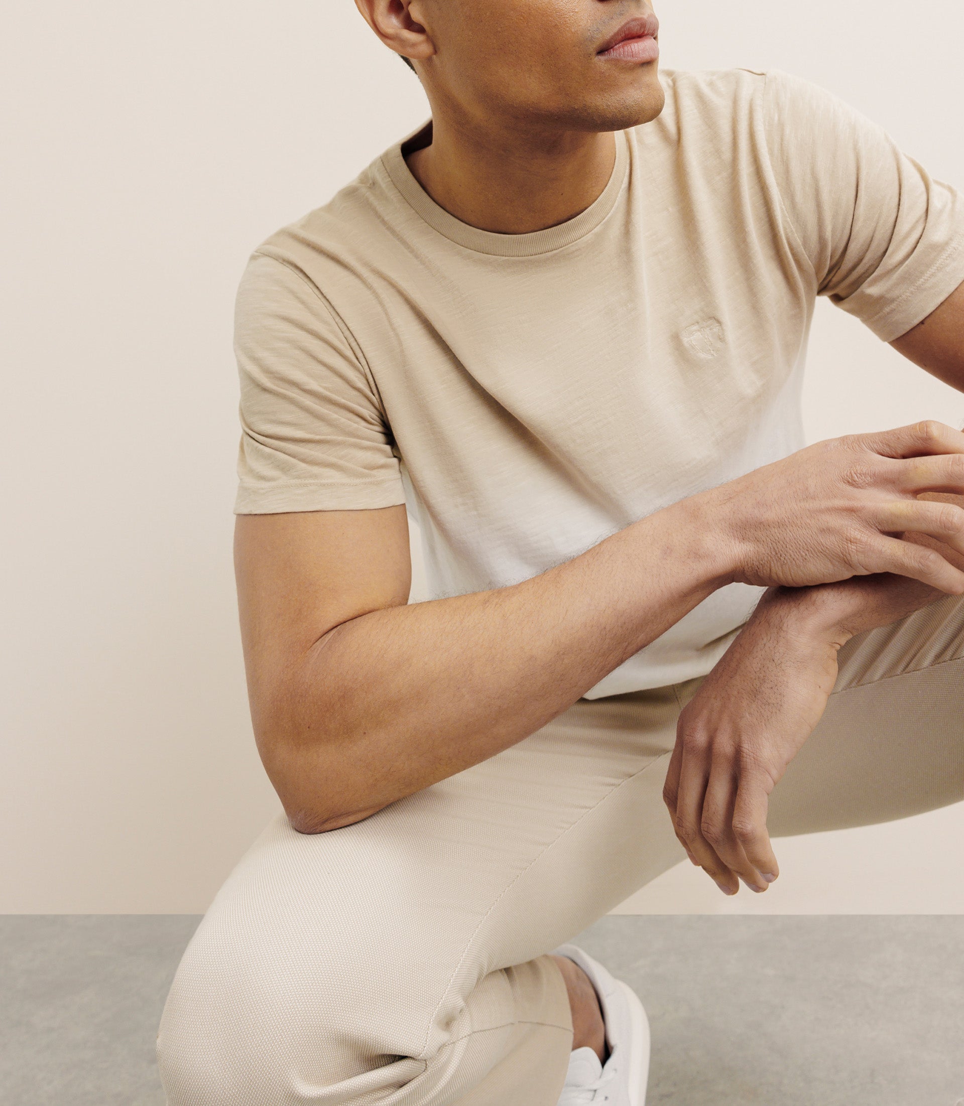 T-shirt tye & dye beige - IZAC