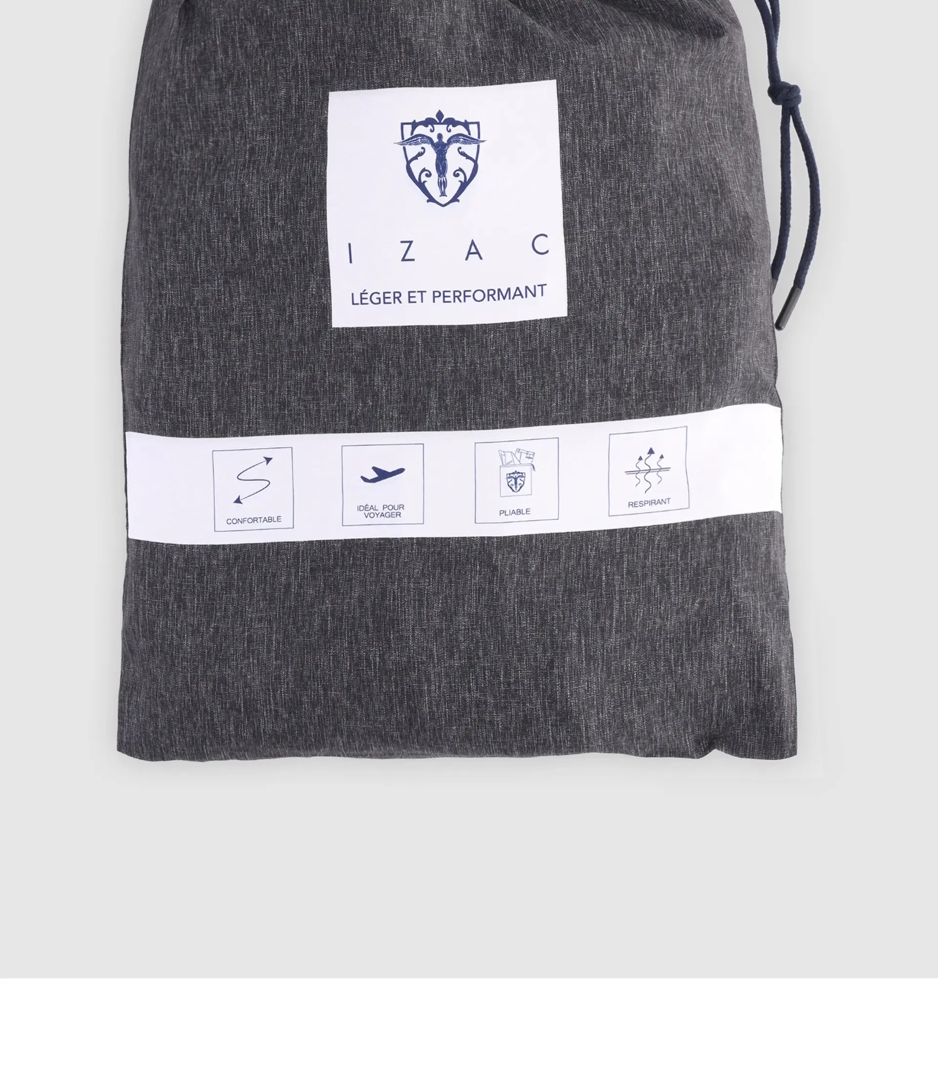 Costume pliable 2 boutons noir - IZAC