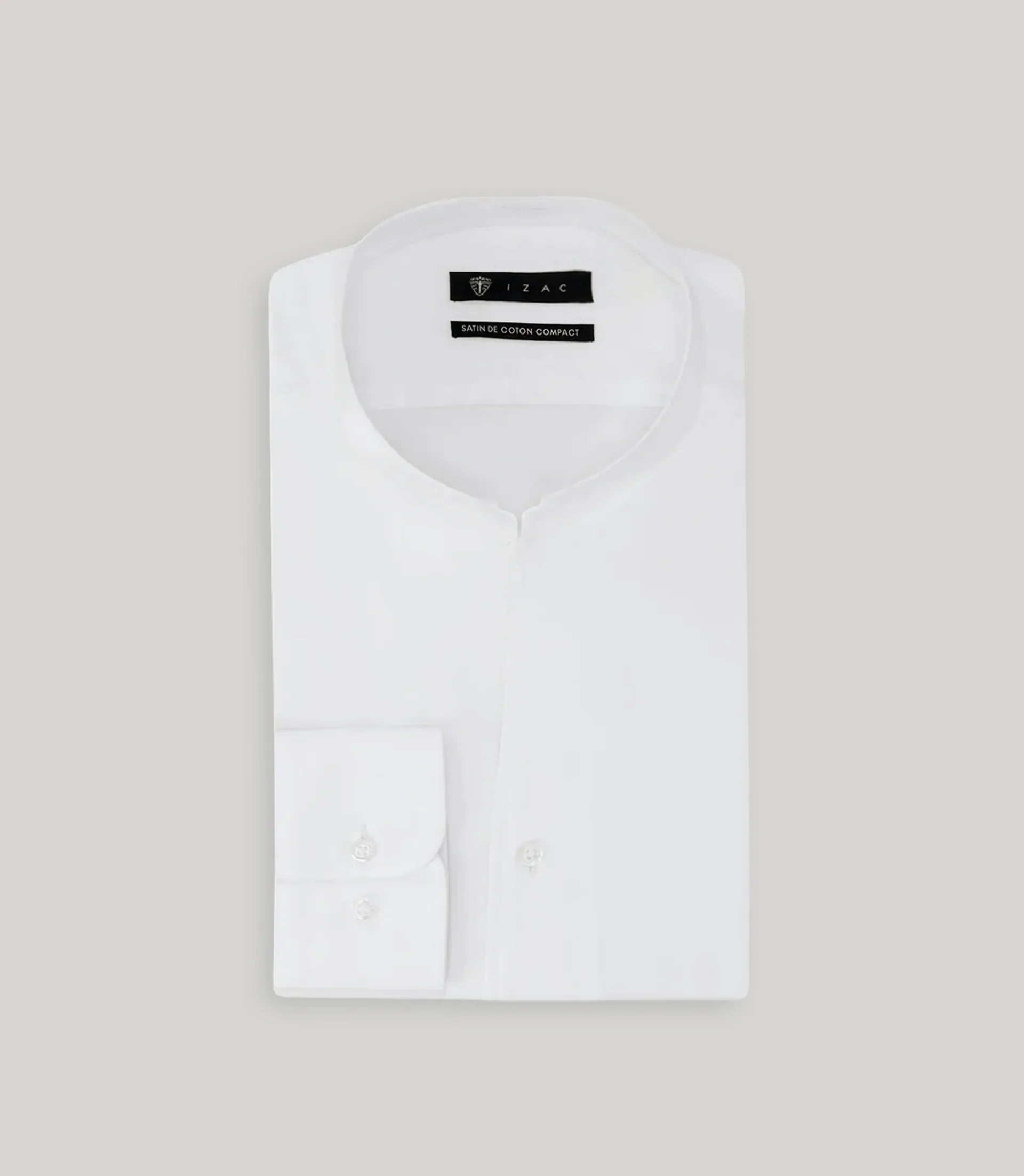 Chemise ville en coton écru - IZAC