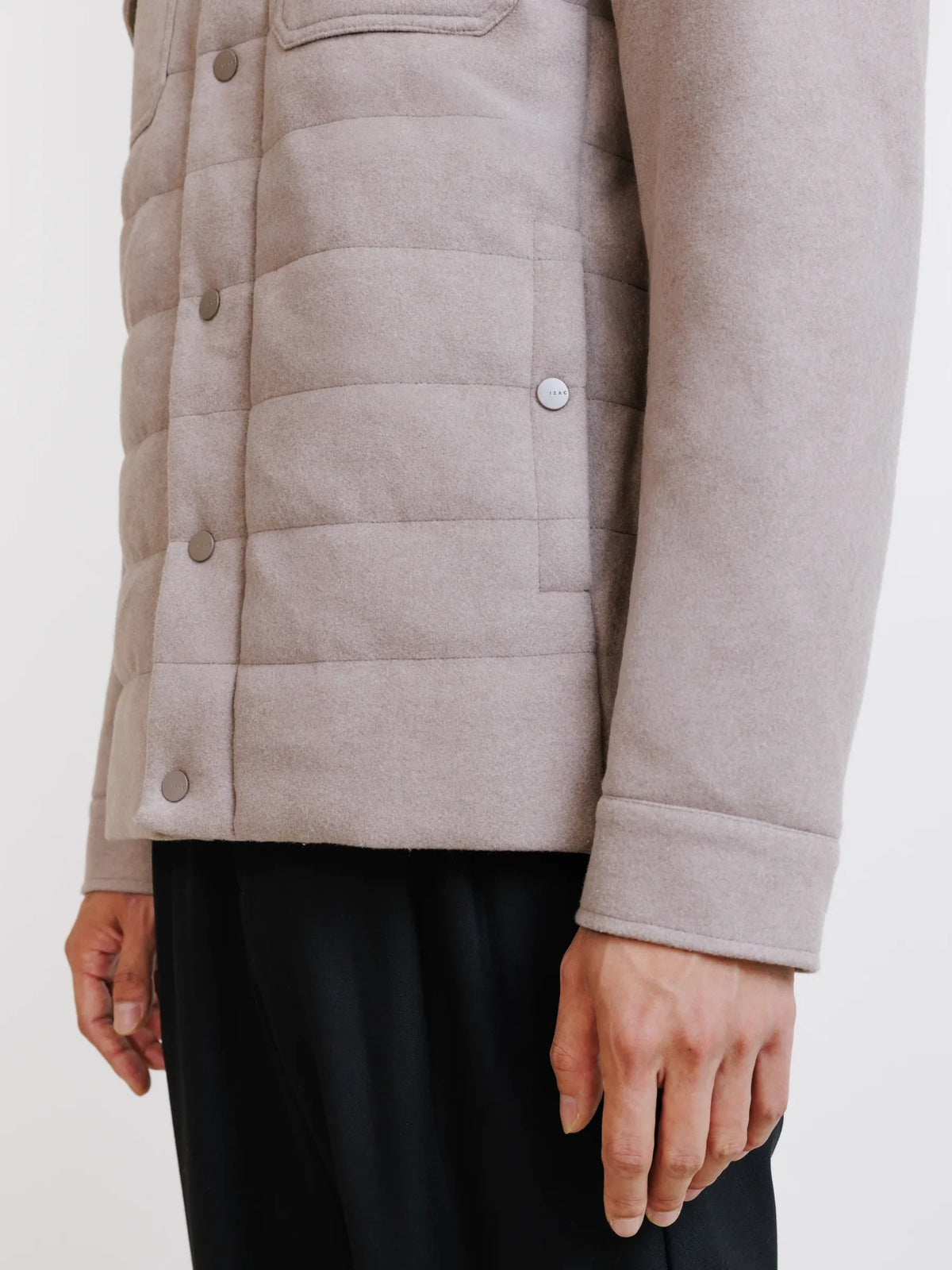 Blouson matelassé beige - IZAC