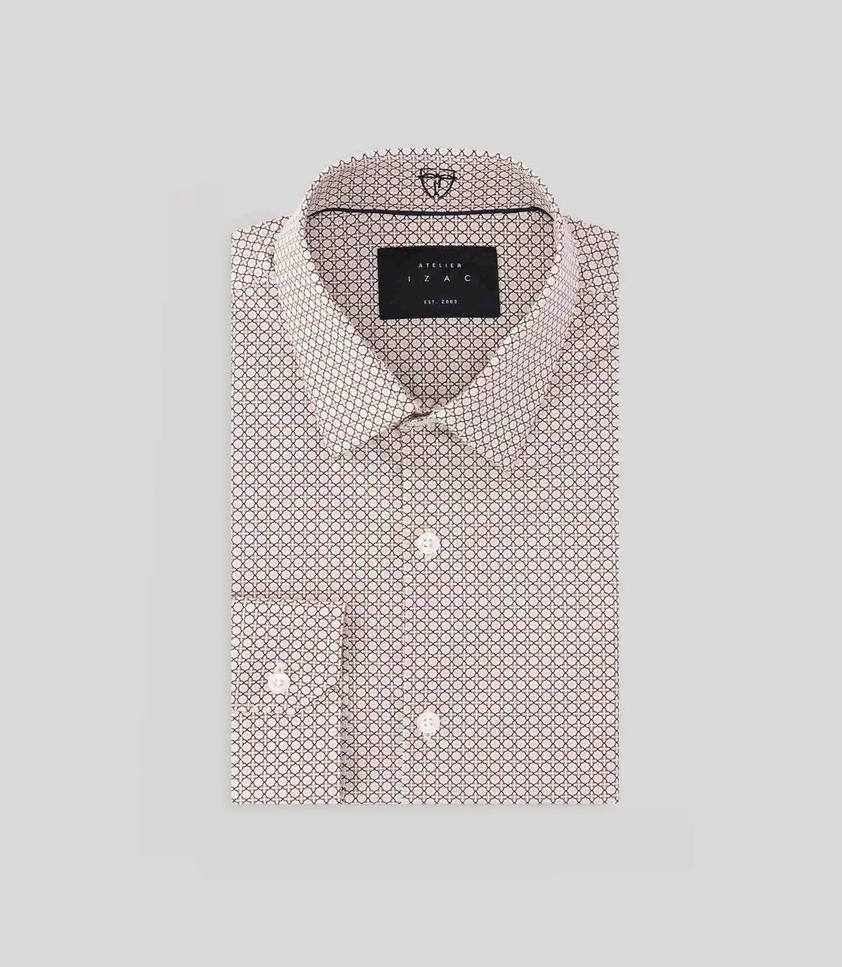 Chemise fantaisie beige - IZAC