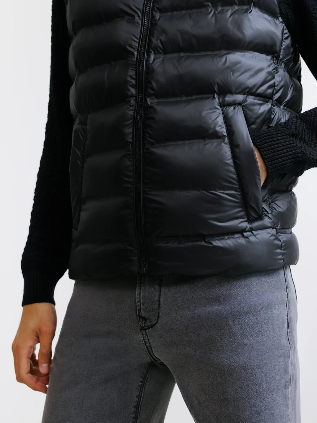 Doudoune sans manches noire - IZAC