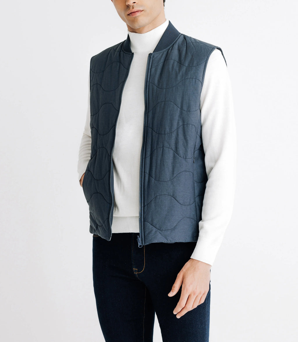 Manteau trench marine - IZAC