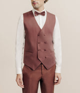 Costume 3 pièces terracotta - IZAC