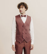 Costume 3 pièces terracotta - IZAC