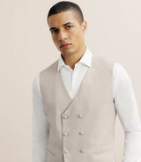 Costume 3 pièces cérémonie ajusté beige - IZAC