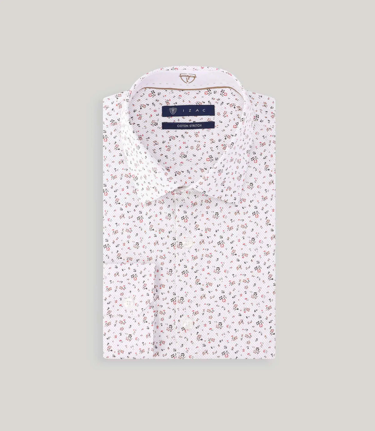 Chemise fantaisie beige - IZAC
