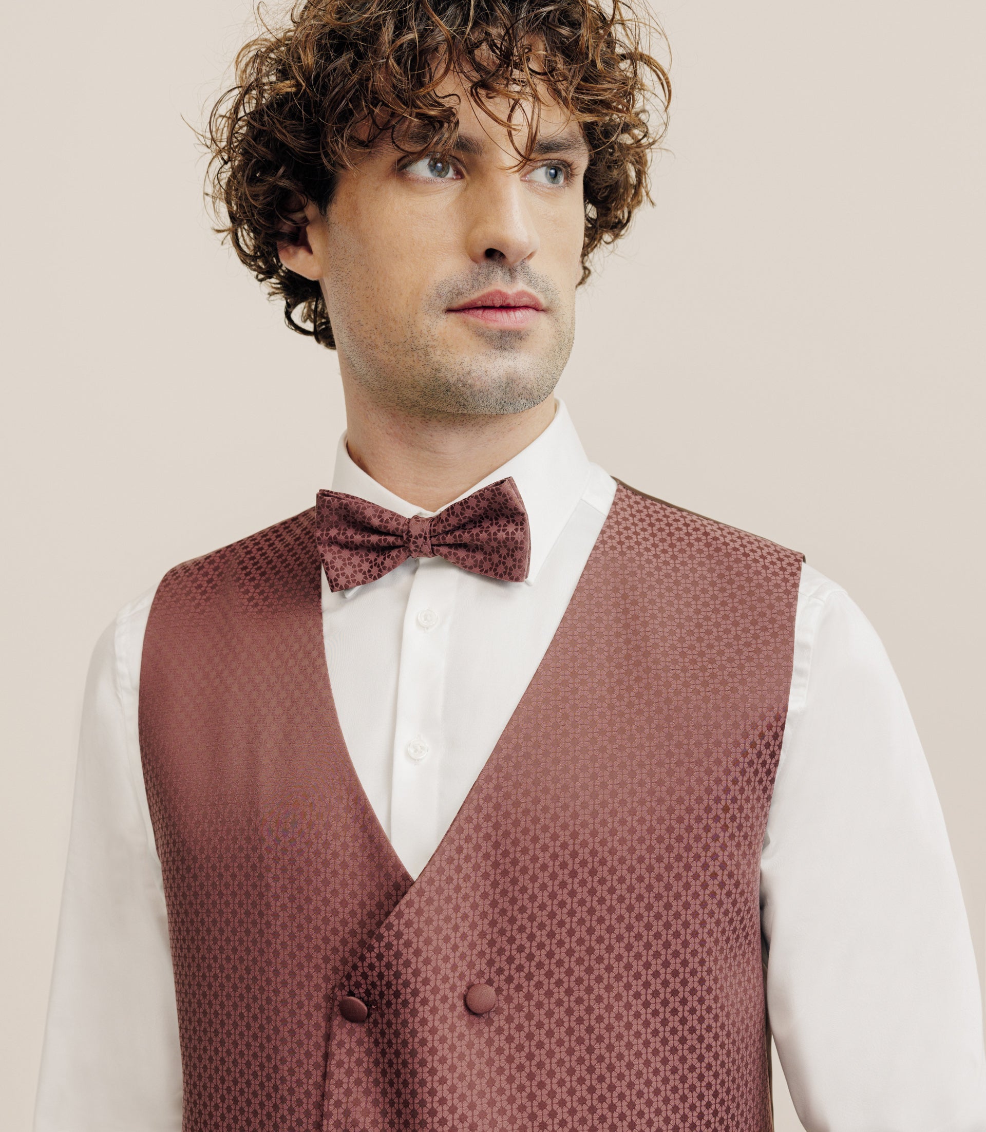 Costume 3 pièces terracotta - IZAC