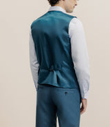 Costume 3 pièces bleu - vert - IZAC