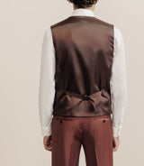 Costume 3 pièces terracotta - IZAC