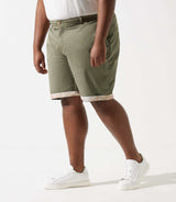 Bermuda coton stretch kaki clair SLOWLYBT - IZAC