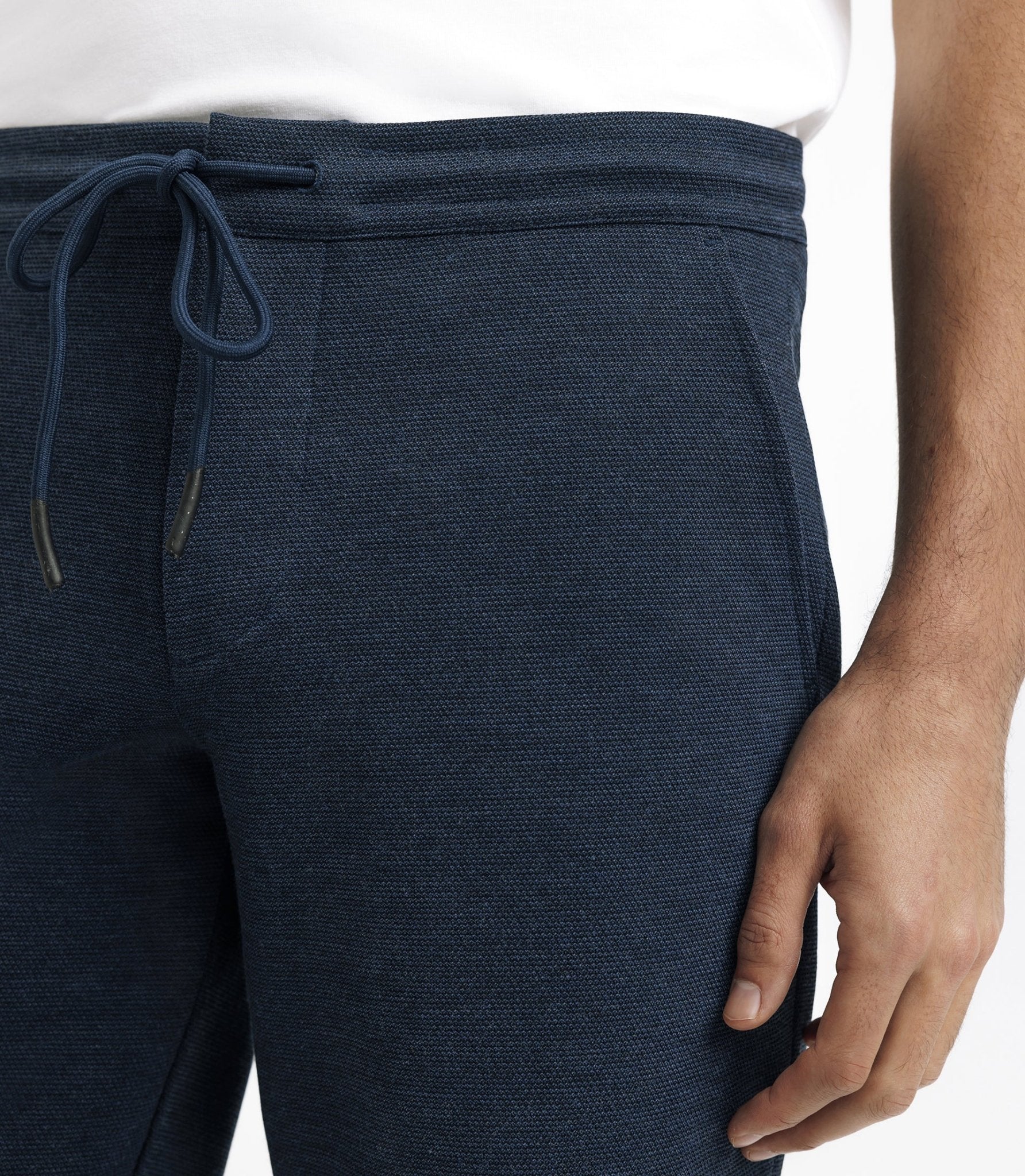 Bermuda coton stretch marine - IZAC