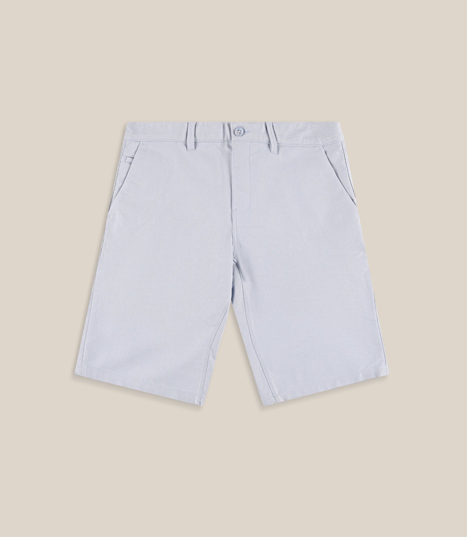 Bermuda coton stretch bleu clair - IZAC