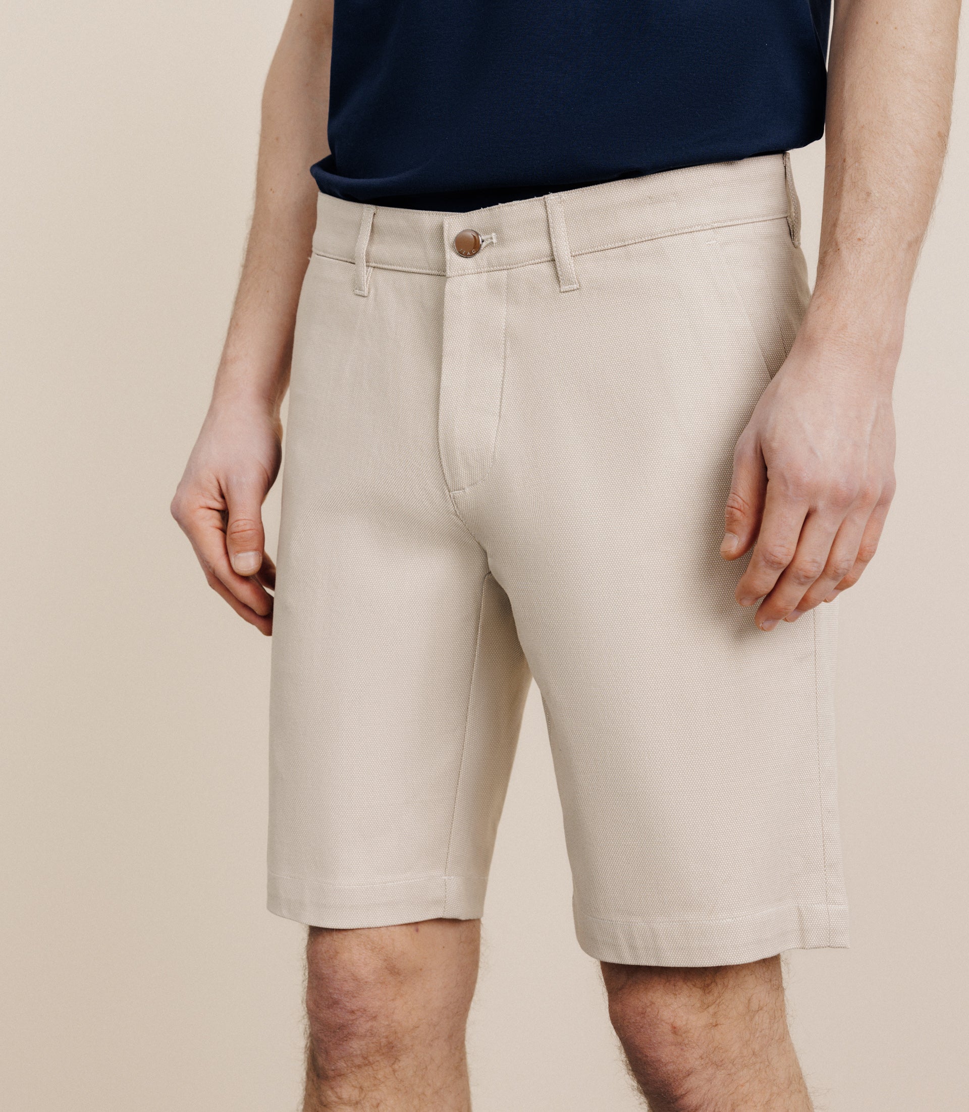 Bermuda coton stretch beige - IZAC