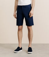 Bermuda coton stretch marine - IZAC