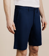 Bermuda coton stretch marine - IZAC