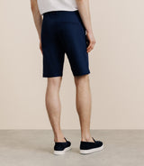 Bermuda coton stretch marine - IZAC