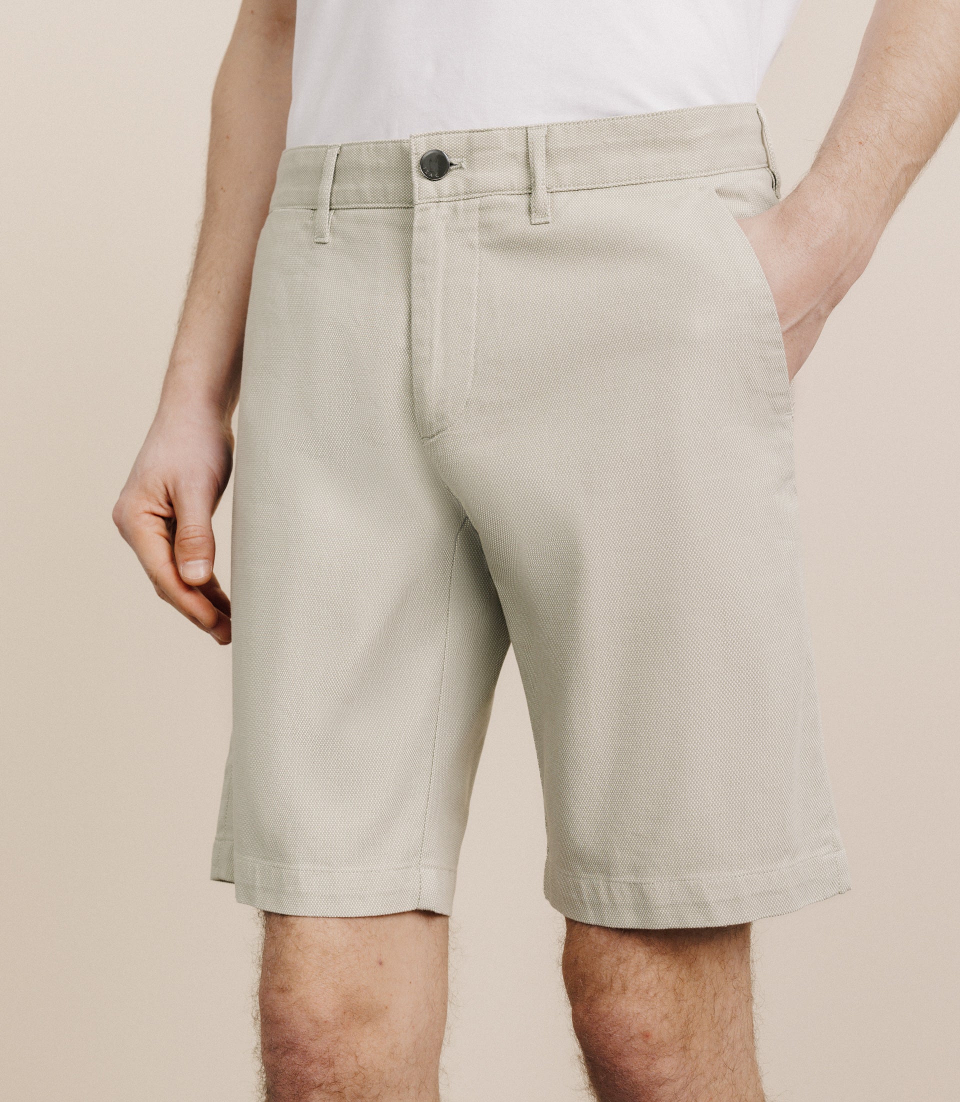 Bermuda armuré vert - IZAC