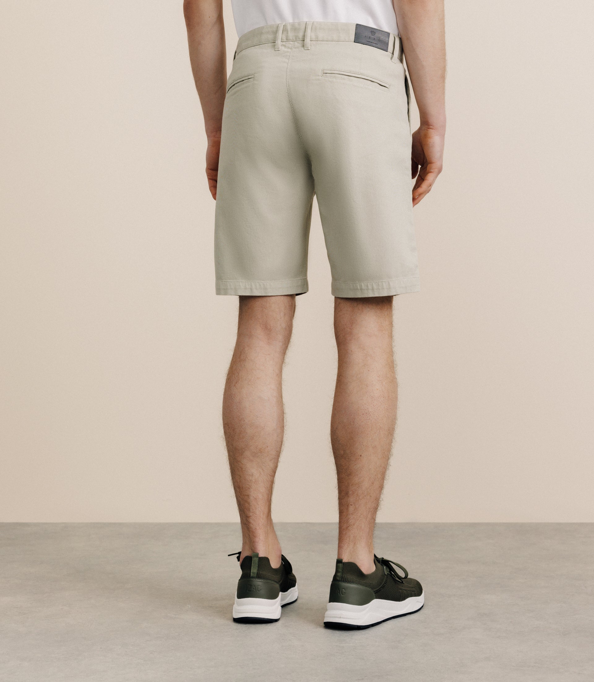 Bermuda armuré vert - IZAC