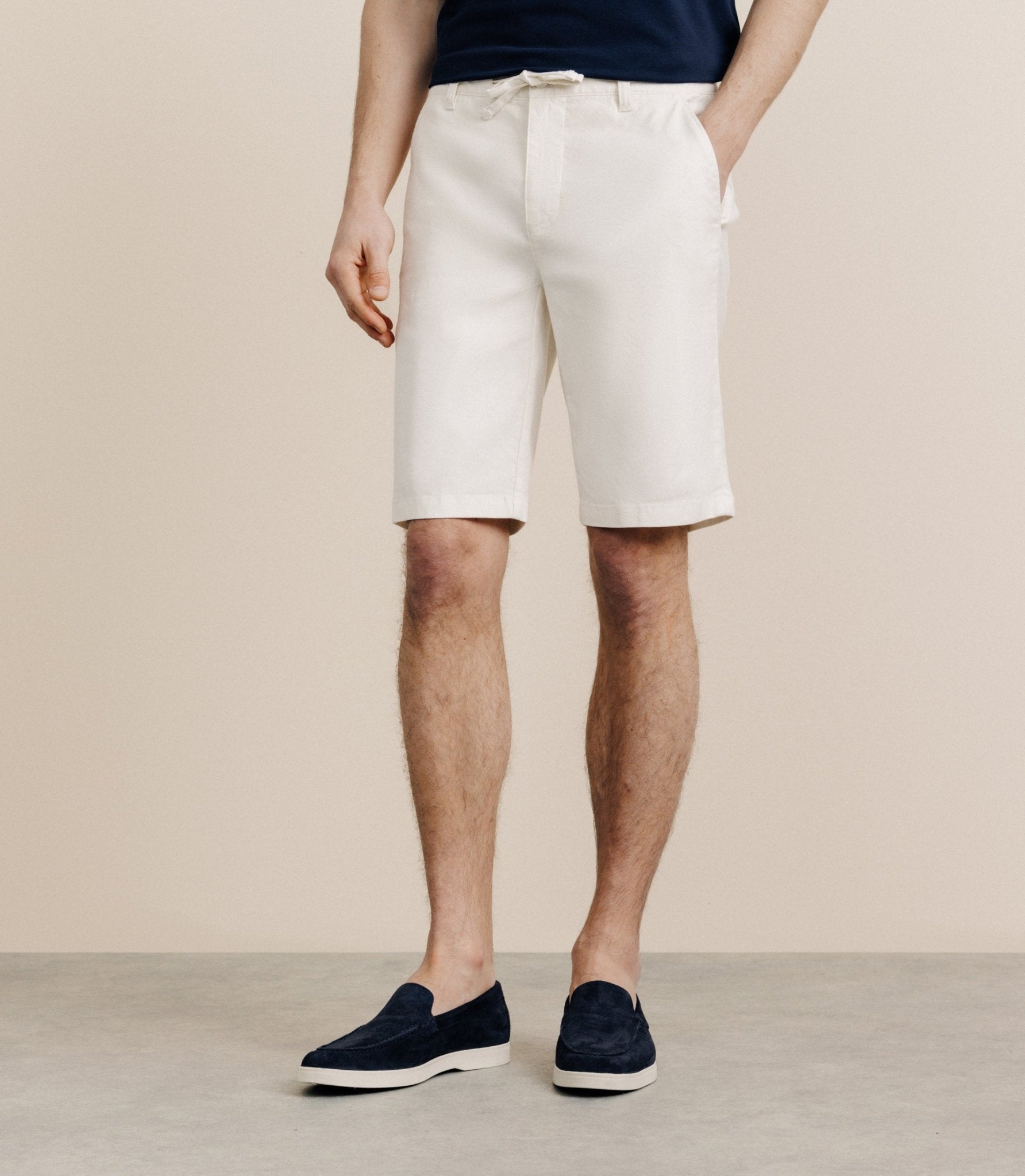 Bermuda avec cordon naturel - IZAC