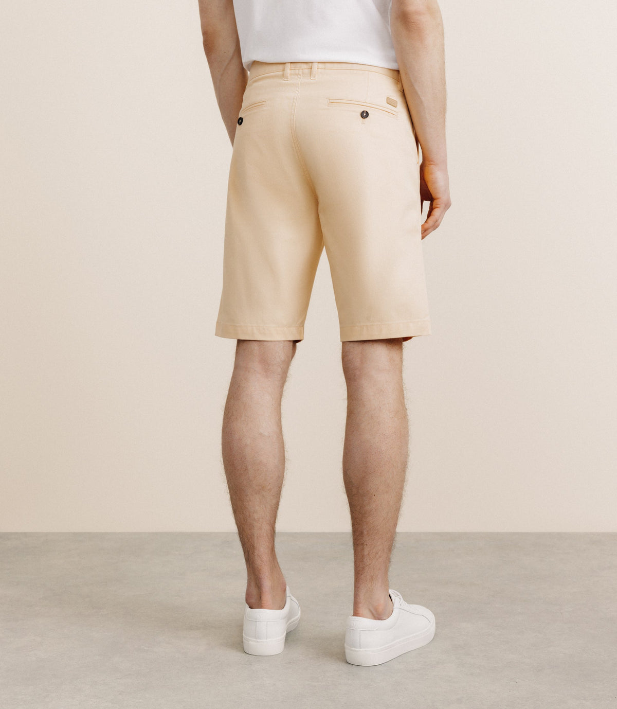 Bermuda coton stretch pêche - IZAC