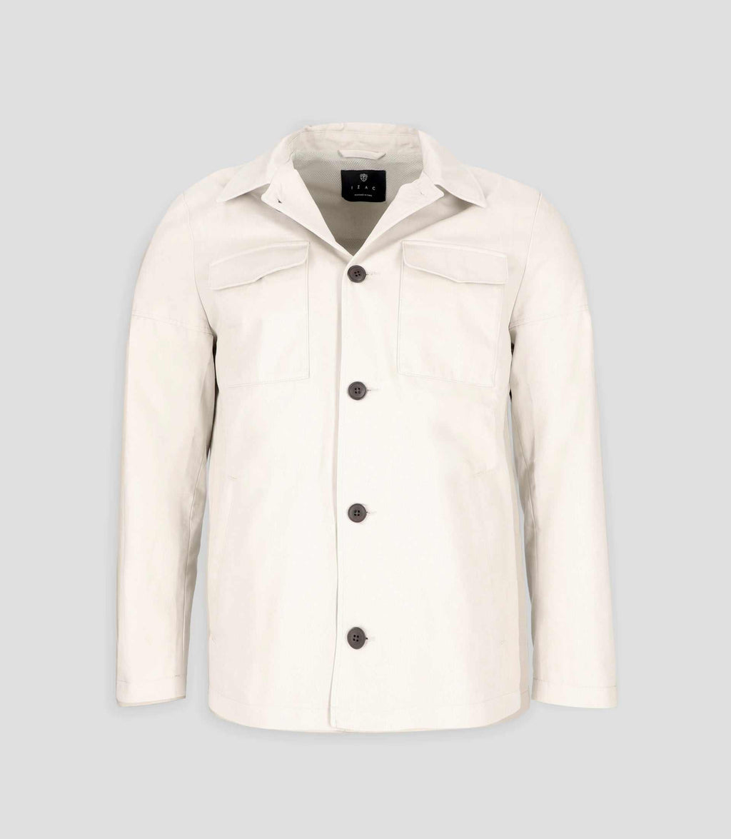 Blouson 2 poches beige mastic REC - IZAC