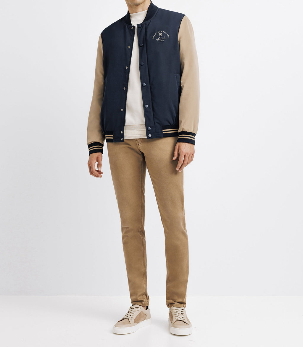 Blouson teddy sport marine - IZAC