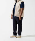 Doudoune sans manches beige RENANBT - IZAC