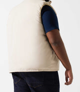 Doudoune sans manches beige RENANBT - IZAC