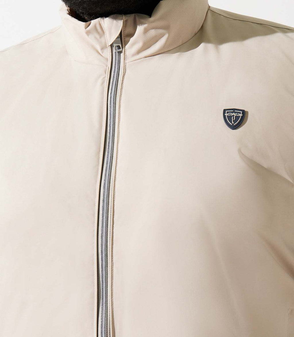 Doudoune sans manches beige RENANBT - IZAC
