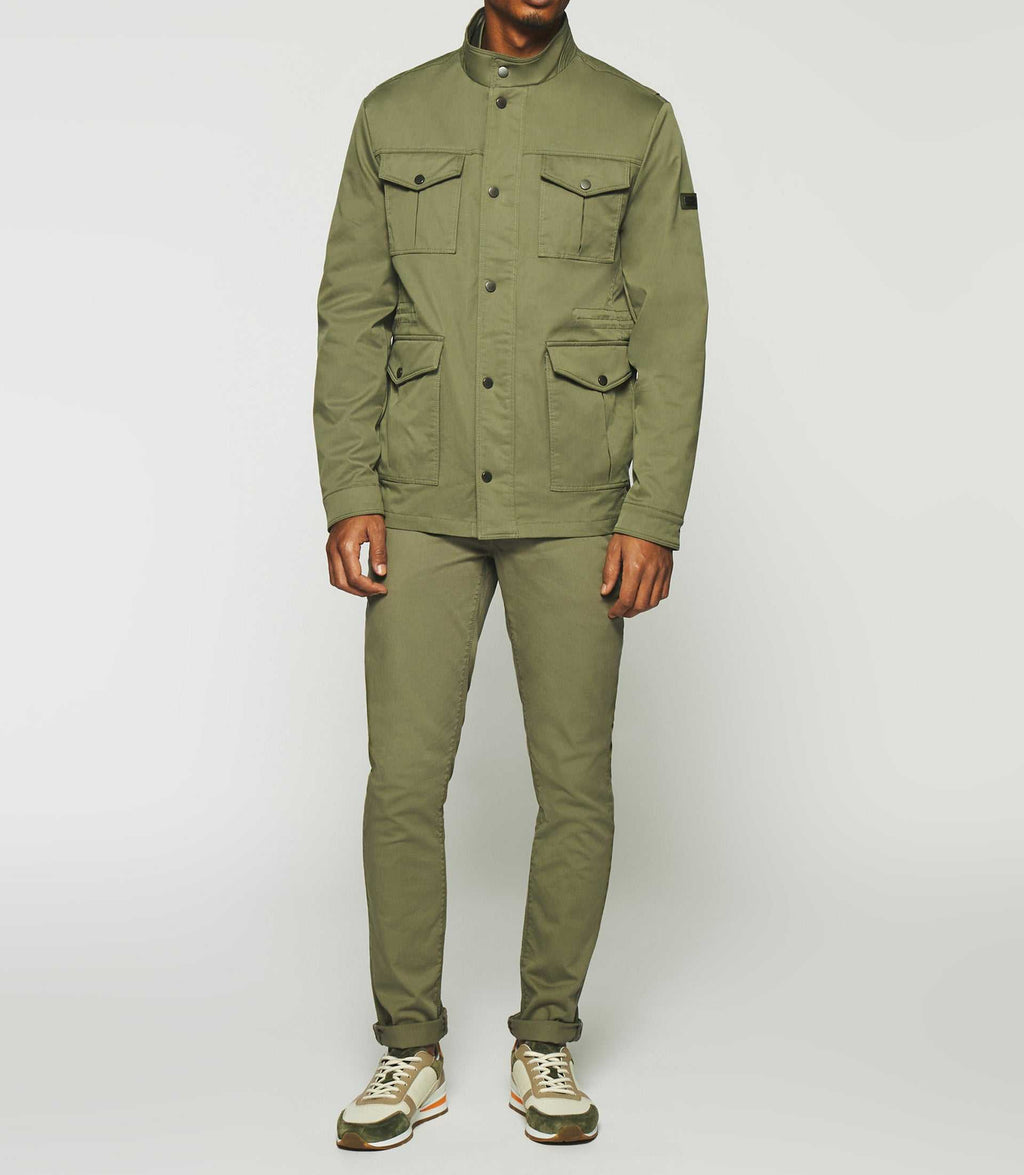Veste saharienne 4 poches kaki RONALD - IZAC