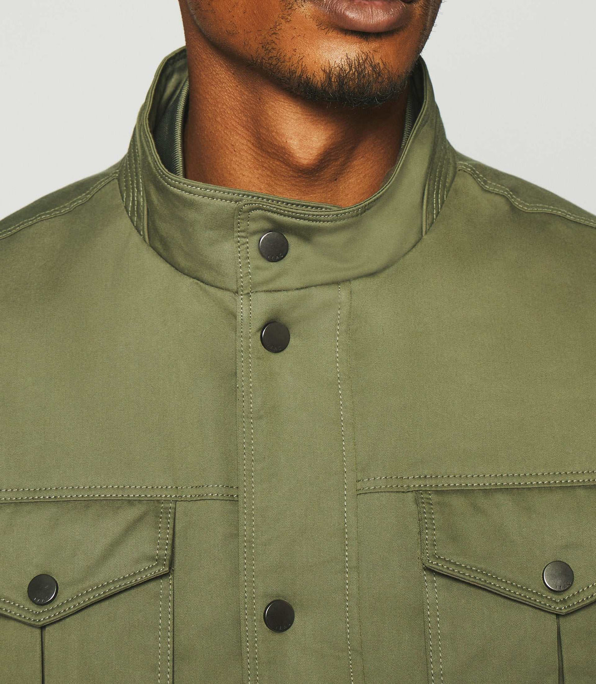 Veste saharienne 4 poches kaki RONALD - IZAC