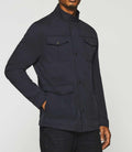 Veste saharienne 4 poches marine RONALD - IZAC