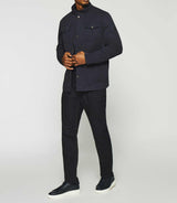 Veste saharienne 4 poches marine RONALD - IZAC