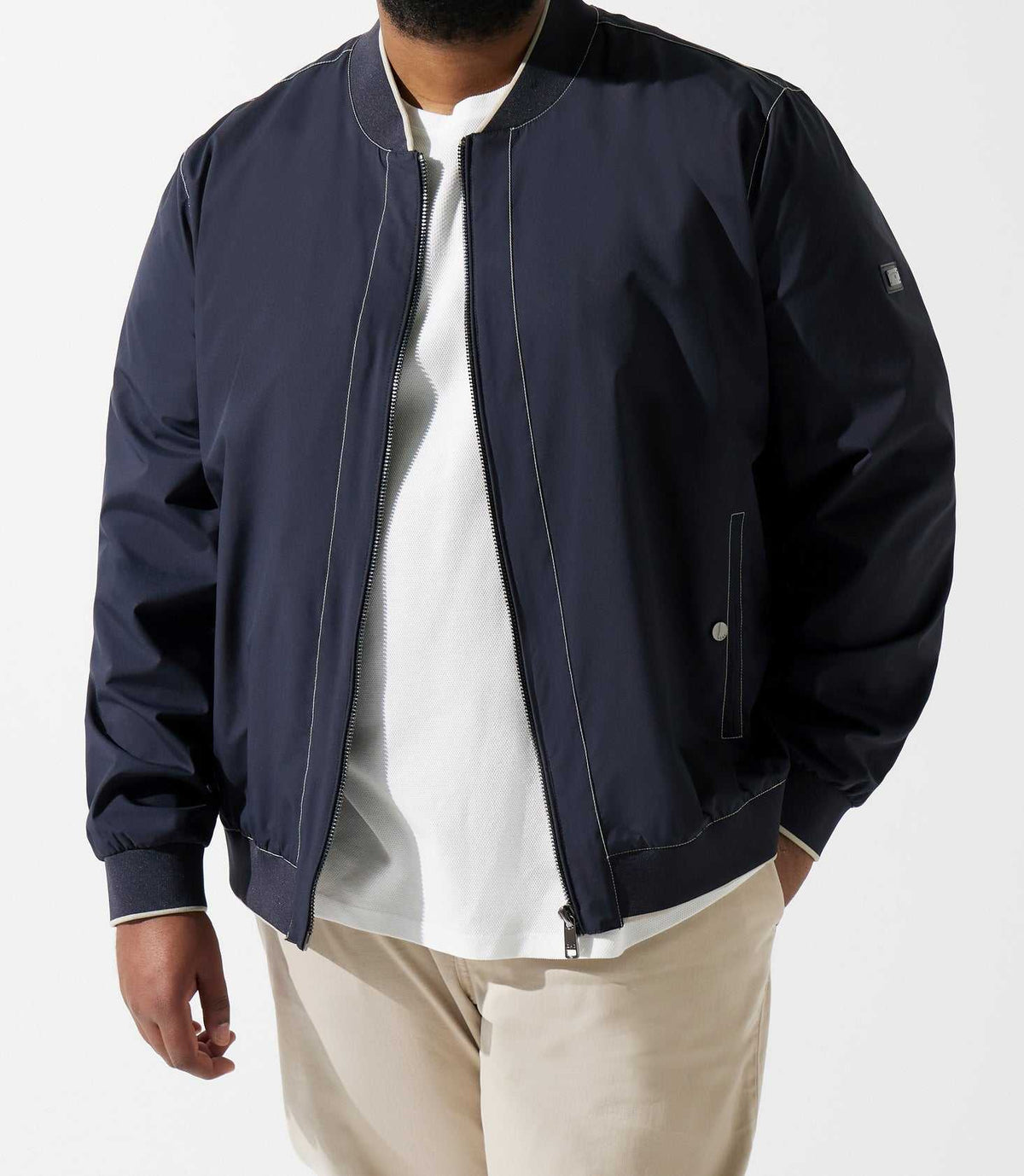 Blouson teddy marine RONBT - IZAC