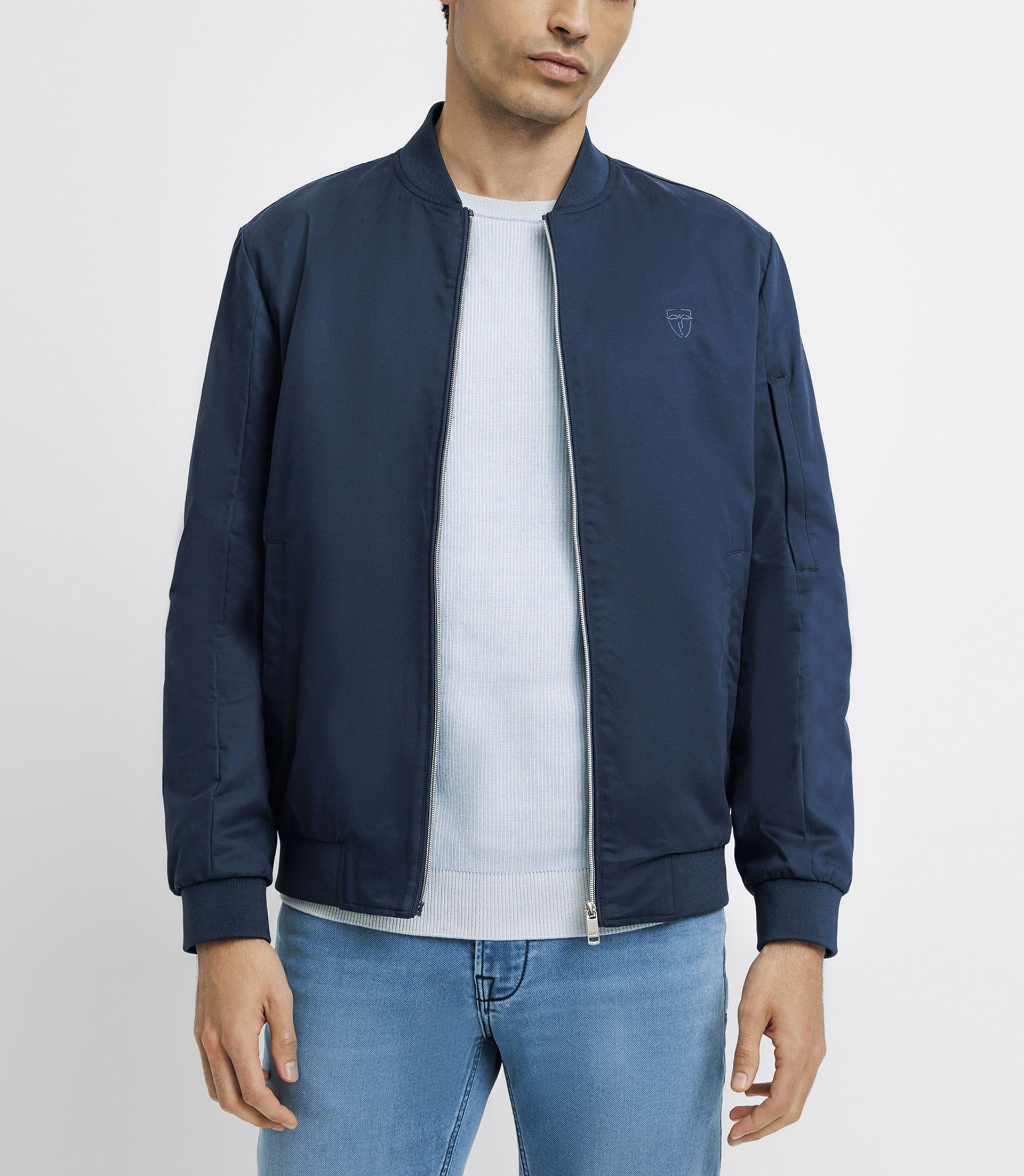Blouson col teddy marine - IZAC