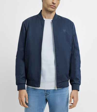 Blouson col teddy marine - IZAC