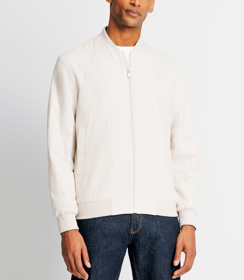 Blouson col teddy beige - IZAC