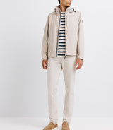 Blouson col montant beige - IZAC