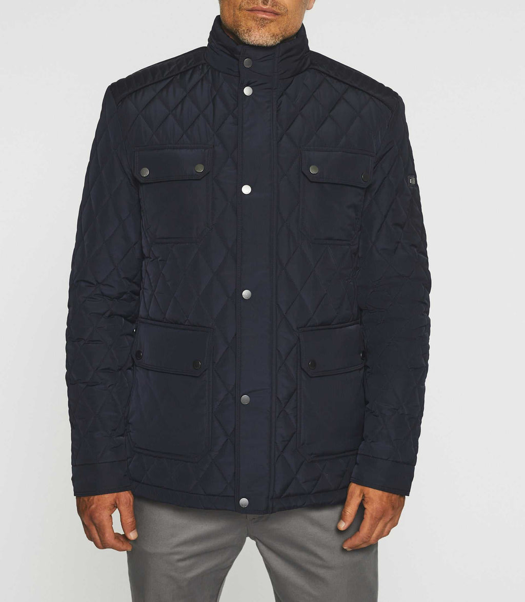 Blouson matelassé léger marine MAFFI - IZAC