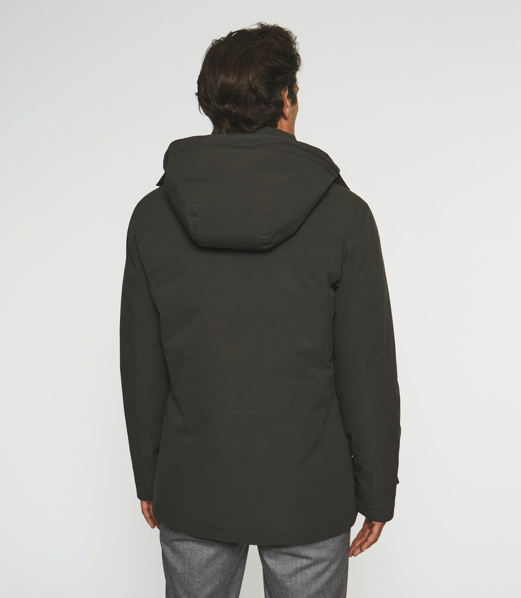 Parka à capuche amovible kaki MIRAN - IZAC